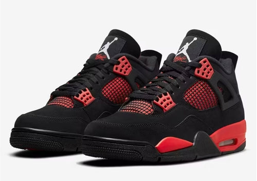 Black Red Jordan 4 Retro