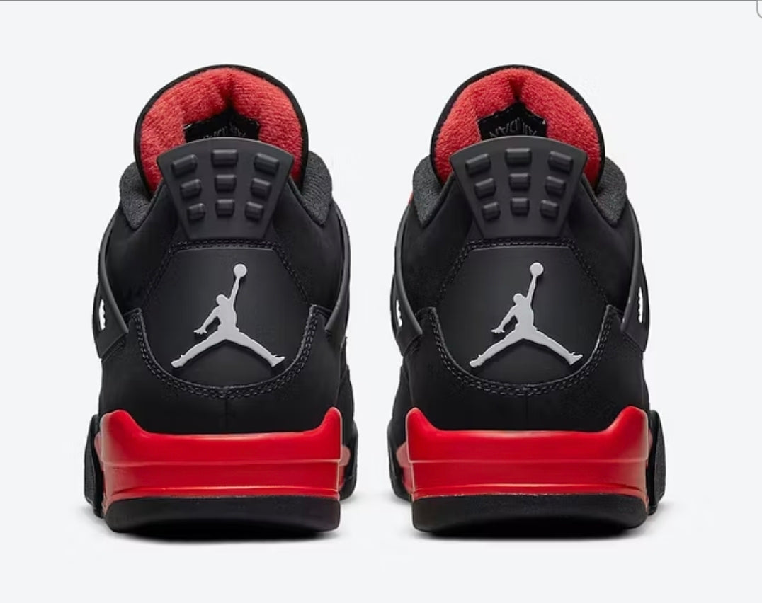 Black Red Jordan 4 Retro