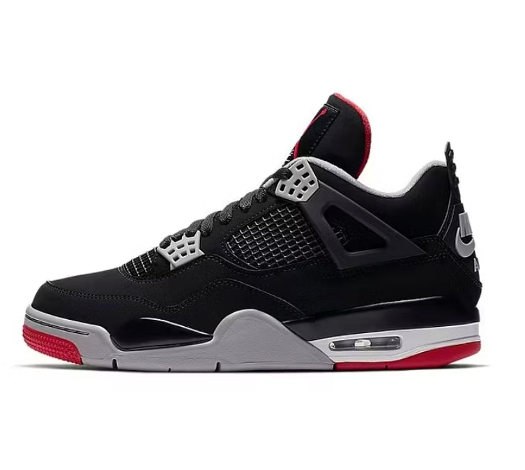 Black Grey Jordan 4 Retro