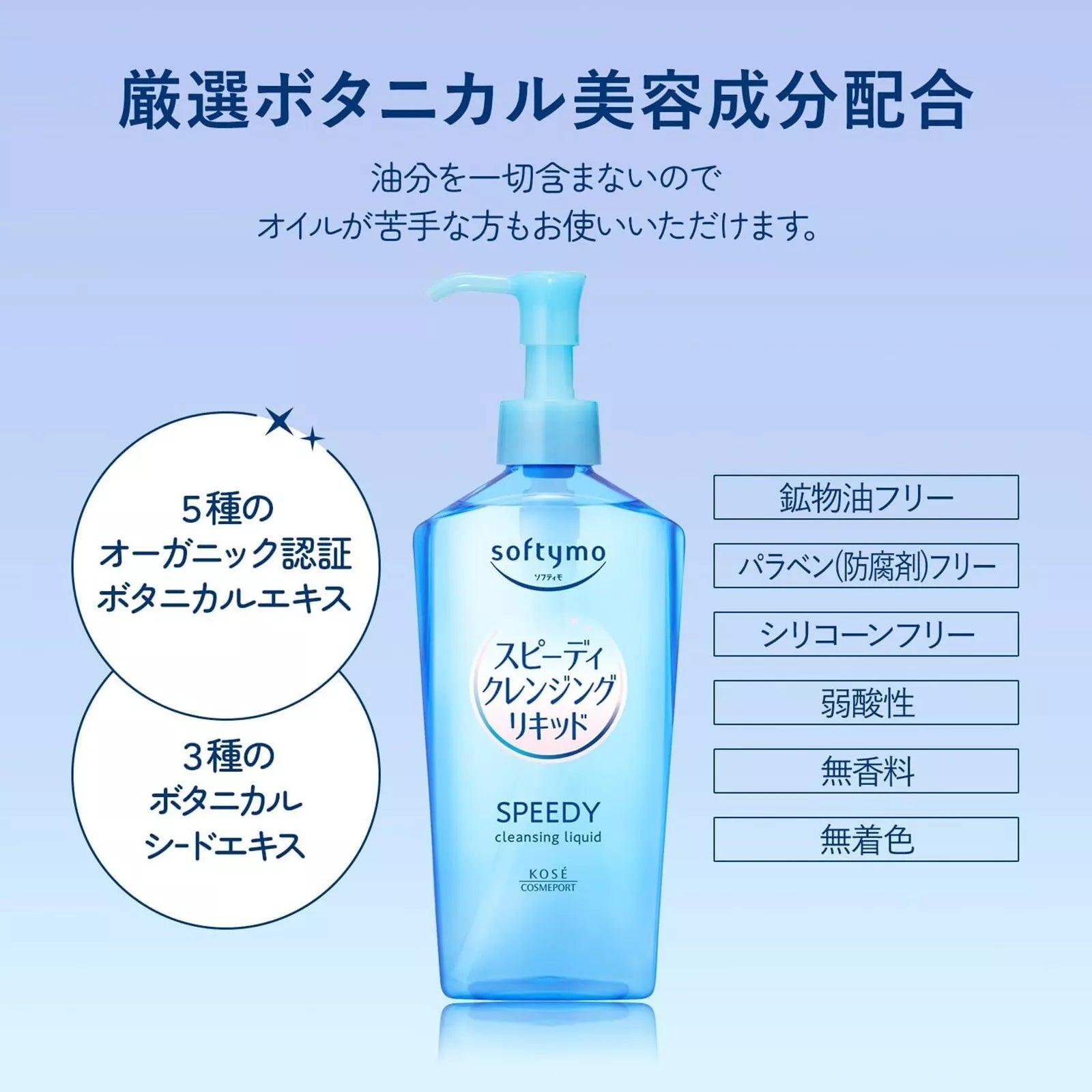 Kose Softymo Speedy Cleansing Liquid AsiaBeautyMall