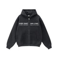 Compliments Sinner & Saint Black Wash Zip-Up Hoodie Common Hype