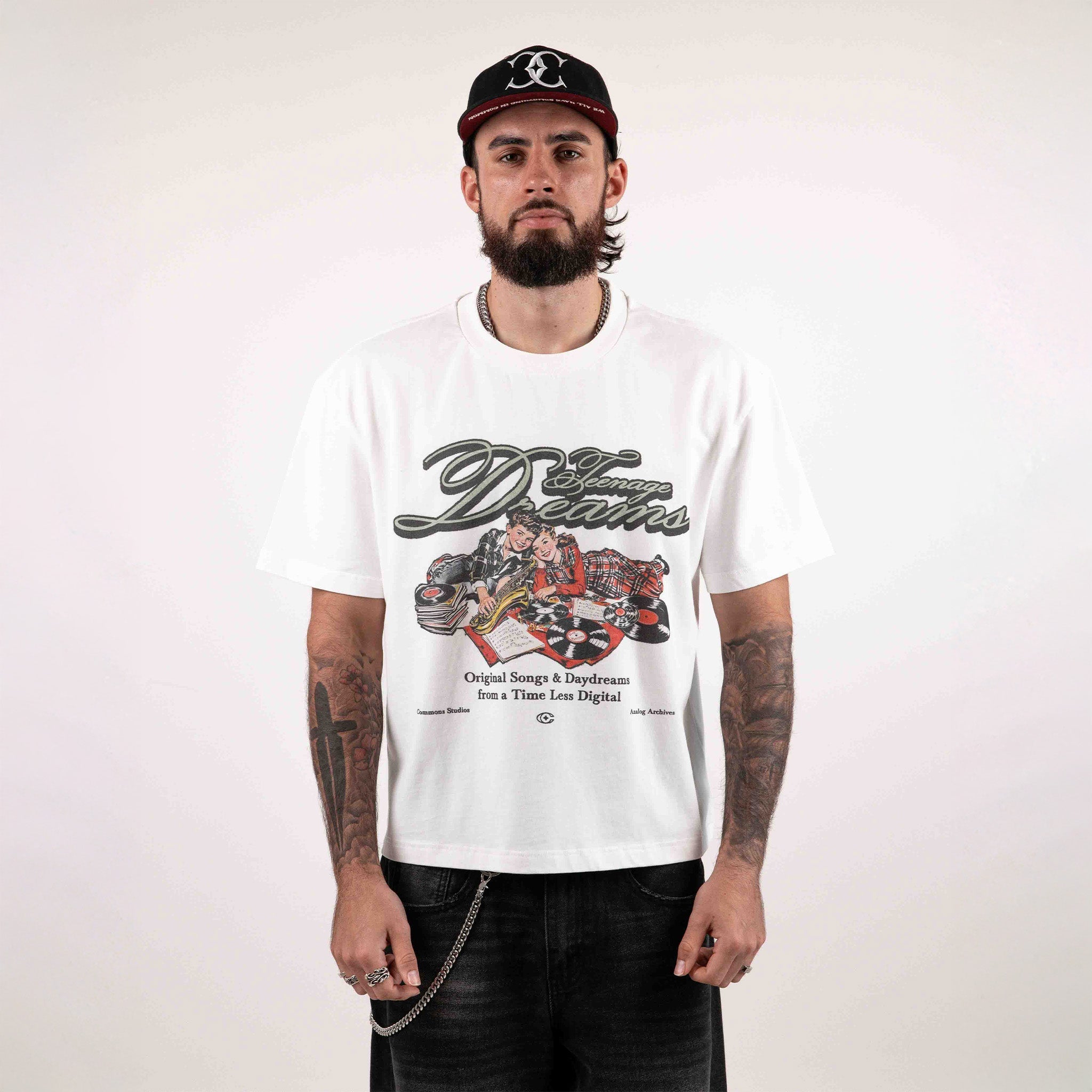 Commons Teenage Dreams Tee White Common Hype