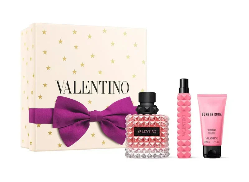 Born In Roma Donna 100ml Set (Includes BIR Donna 10ml & Body Lotion 50ml) The Perfume Store